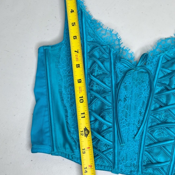 Victoria's Secret Romantic Sz XS/S Lace Trim Corset Top - Picture 9 of 12